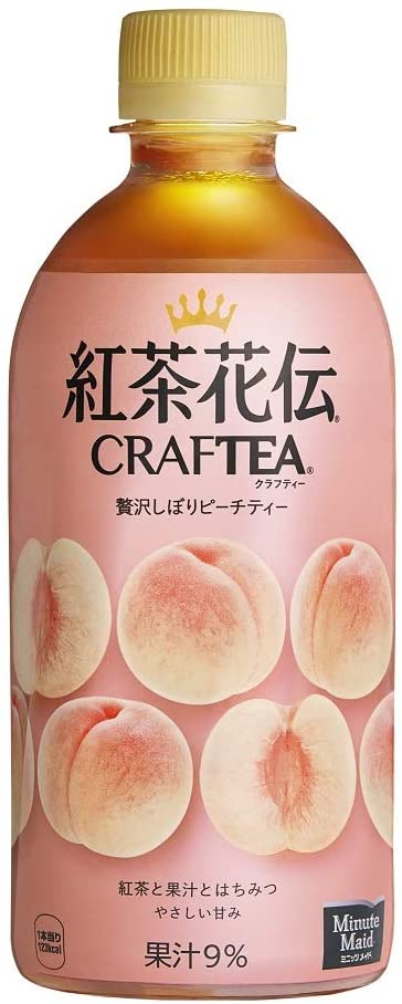 紅茶花伝 クラフティー 贅沢しぼりピーチティー 440ml×24本×2ケース ペットボトル コカコーラ コカ コーラ 送料無料（一部地域を除く）