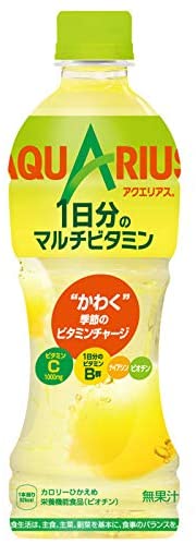 アクエリアス 1日分のマルチビタミン 500mlPET×24本 1ケース コカコーラ コカ・コーラ 送料無料 | 養鼈園　楽天市場店