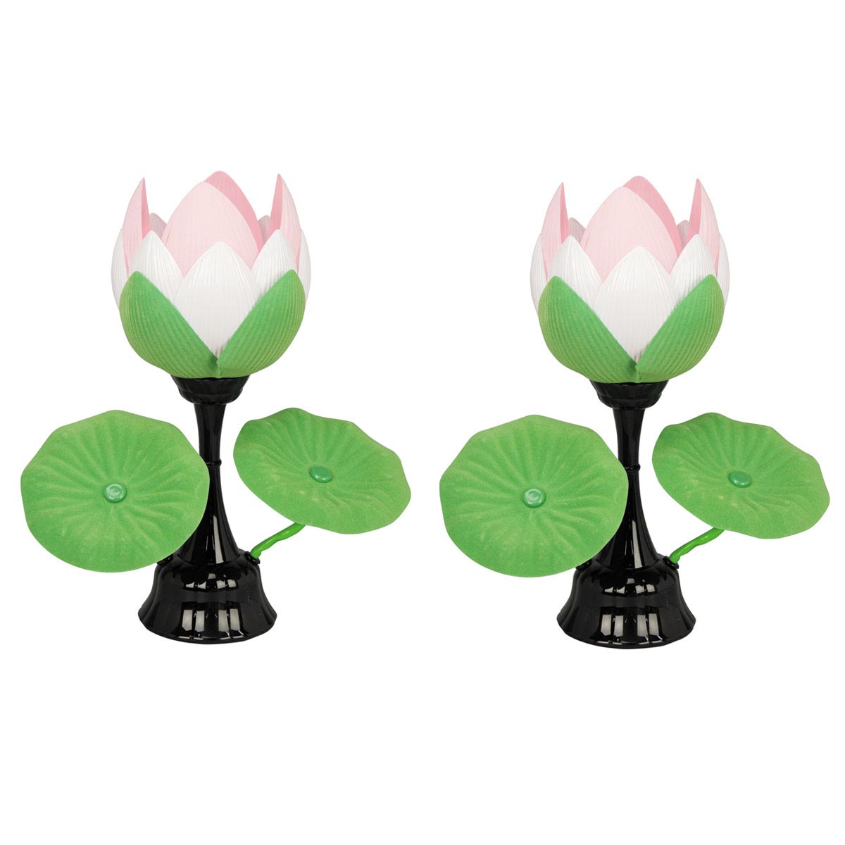 盆提灯 初盆 蓮華灯 蓮華 No1 花 (小) (一対入り) 玉雲堂 八女提灯 盆ちょうちん 新盆 供養 おしゃれ 蓮華灯 ミニサイズ コンパクト 蓮華 蓮 蓮の花 ハス｜人形の丸富