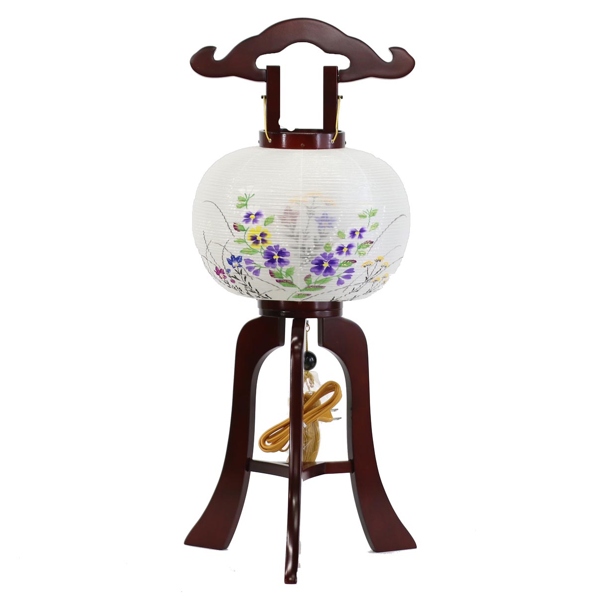 New限定品 盆提灯 9号 マグネット式 麻生行灯 絹二重 サクラ色塗 y 7706a絹 二重 木製 置き型 置き提灯 ミニ 行灯 コンパクト ミニサイズ 人形の丸富 楽天カード分割 Sawda Af