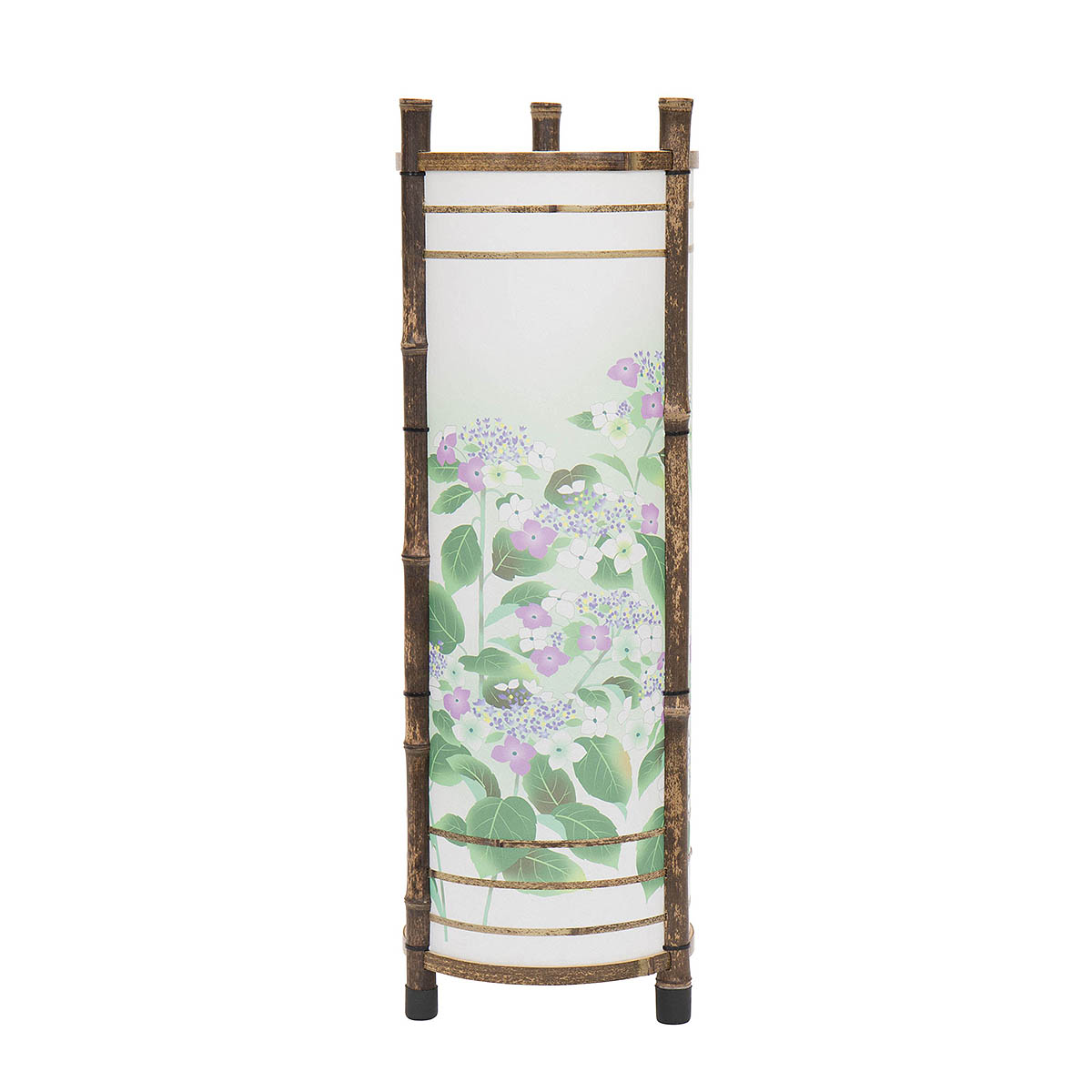盆提灯 初盆 なごみあかり 紫陽花 （あじさい） 玉雲堂 八女提灯 盆ちょうちん 新盆 供養 おしゃれ インテリア提灯 回転 回転灯 現代風 リビング モダン インテリア おしゃれ 組み立て不要｜人形の丸富