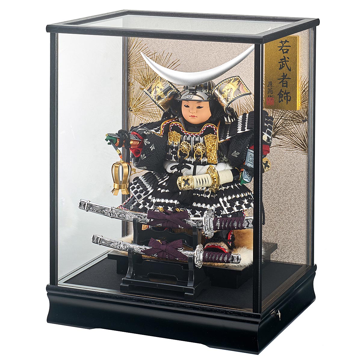 端午の節句 おしゃれ で おしゃれ 端午の節句 かっこいい 五月人形を 子供大将 子供大将 伊達政宗 オルゴール付 武者人形 子供大将飾り 送料無料 五月人形 藤翁 子供大将 子供大将 伊達 銀 樹脂製頭大将 子供大将飾り オルゴール付き 黒塗 ガラスケース飾り Gofo 5 909