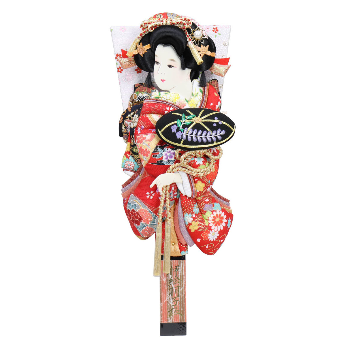 楽天市場 羽子板 初正月 13号 夢さくら 藤娘 金彩 押絵羽子板 Hgf 1011 13 601 羽子板のみ 押絵羽子板 おしゃれ インテリア かわいい 羽子板のみ 羽子板単品 ケース別売り 初節句 女の子 お正月飾り 人形の丸富