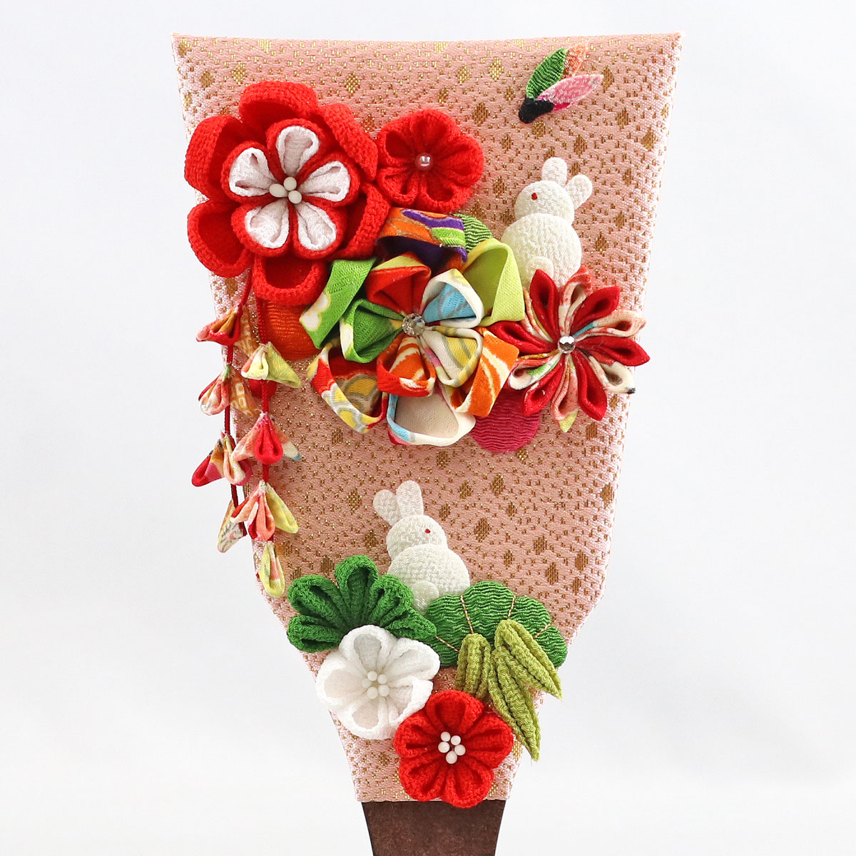 羽子板 初正月 姫羽子板 極上摘み細工 うさぎ 透かし麻の葉模様 木製 円形 三日月形飾り台 Hgmk Mth Ur H17 豆羽子板 おしゃれ インテリア かわいい ミニ羽子板 小さい ミニサイズ コンパクト 初節句 女の子 お正月飾り Deerfieldtwpportage Com