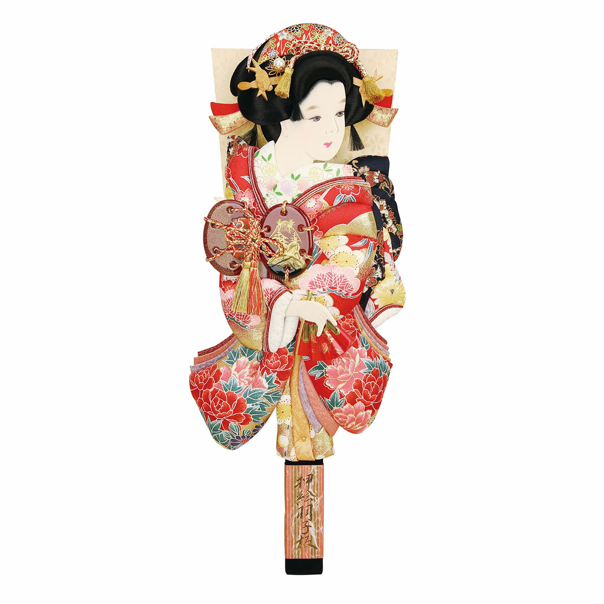 羽子板 初正月 羽子板のみ 15号 夢さくら 浅妻 金彩押絵羽子板 HGF-1011-15-603 <br>おしゃれ インテリア かわいい 初節句 女の子 お正月飾り 羽子板単品 ケース別売り 羽子板のみ 押絵羽子板
