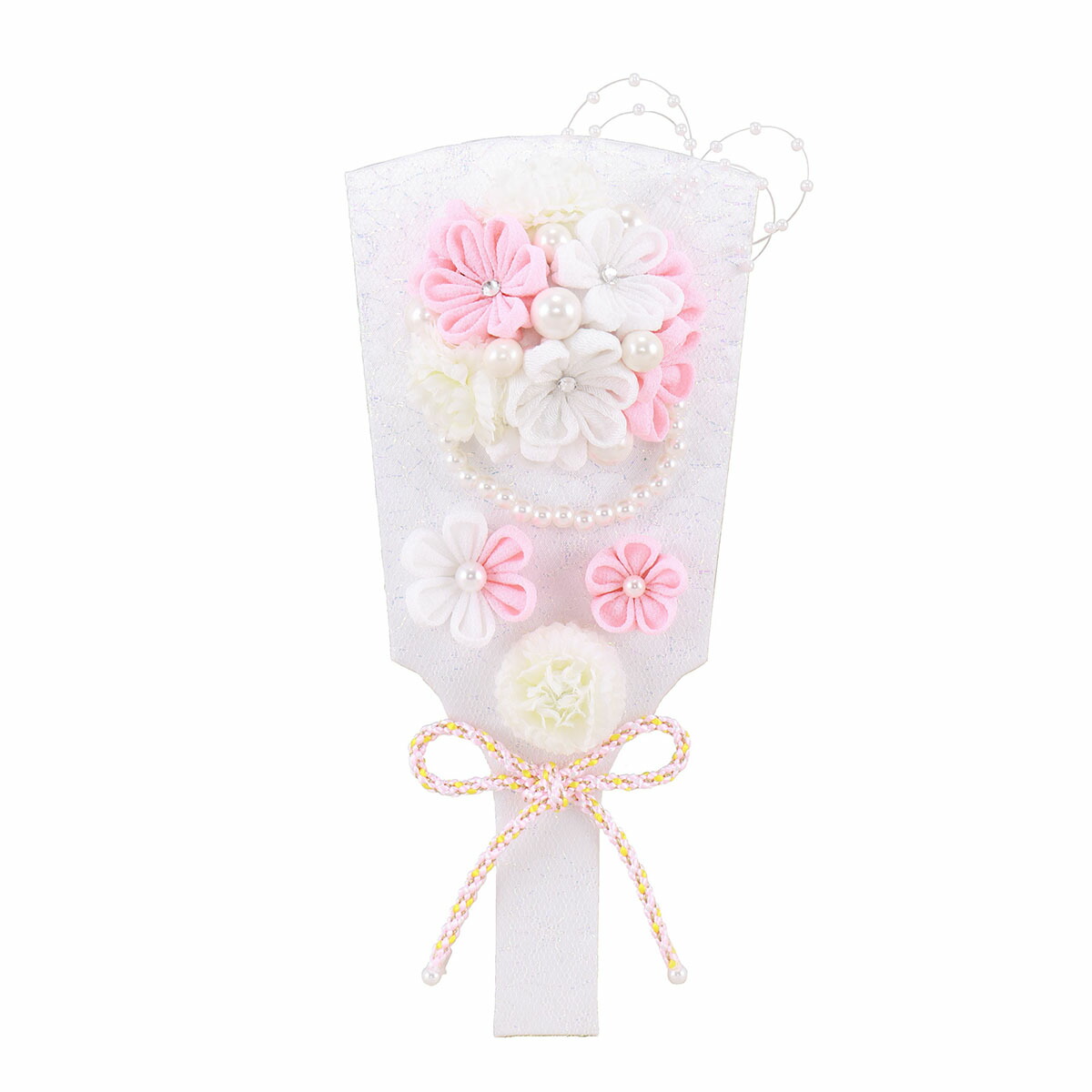羽子板 初正月 豆羽子板のみ 7号 つまみ細工 羽子板 菜月 （飾り台別売り） HGF-1005-07-130 <br>おしゃれ インテリア かわいい 初節句 女の子 お正月飾り ミニサイズ 羽子板単品 ケース別売り 羽子板のみ 押絵羽子板
