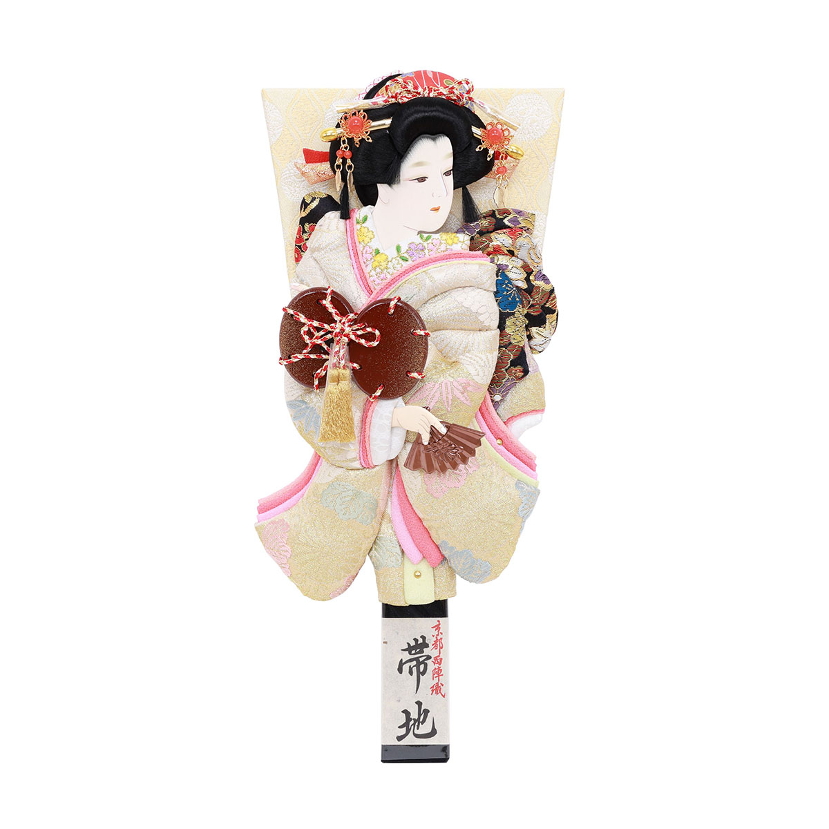 羽子板 初正月 羽子板のみ 10号 帯地蘭 浅妻 京都西陣織正絹帯地 押絵羽子板 HGF-1014-10-753 おしゃれ インテリア かわいい 初節句 女の子 お正月飾り ミニサイズ 羽子板単品 ケース別売り 羽子板のみ 押絵羽子板