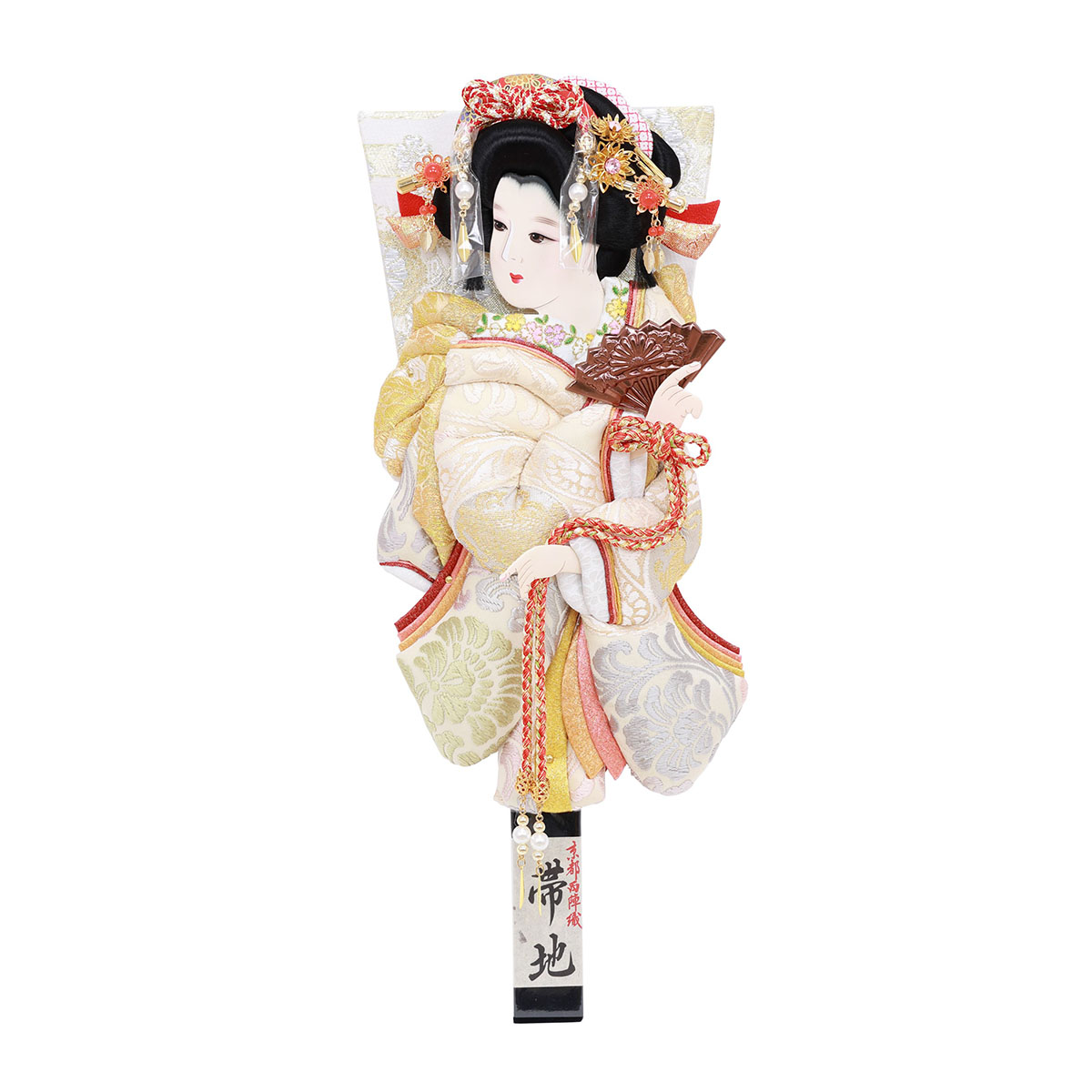 羽子板 初正月 羽子板のみ 13号 帯地凪 道成寺 京都西陣織正絹帯地 押絵羽子板 HGF-1014-13-712 おしゃれ インテリア かわいい 初節句 女の子 お正月飾り 羽子板単品 ケース別売り 羽子板のみ 押絵羽子板 46,980円