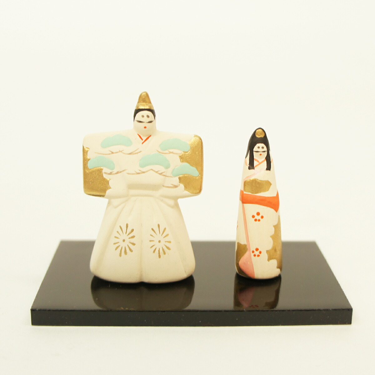 楽天市場】斉藤善月作 豆立雛 桜 立ひな 立ち雛 雛人形 博多人形 伝統