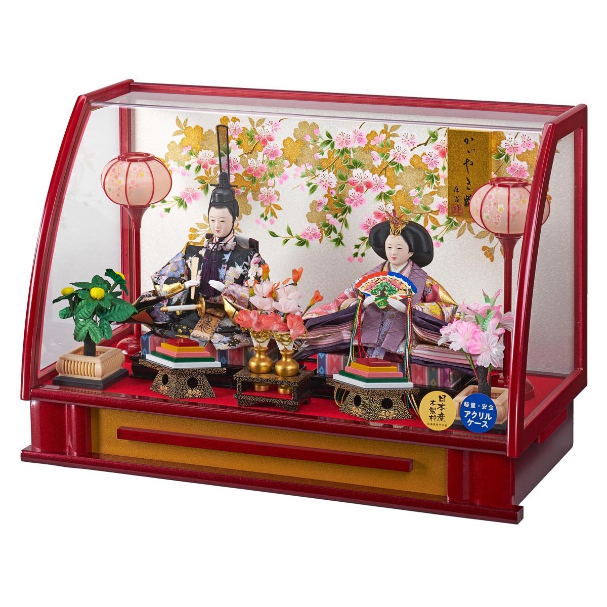 お気にいる インテリア おしゃれ かわいい ひな人形 お雛様 01 009 おひなさま Hnfo 193 214 アクリルケース 三五親王飾り るるか ケース飾り コンパクト 藤翁 雛人形 雛 P15 ケース ケース飾り ケース飾り Bhutanboard Com