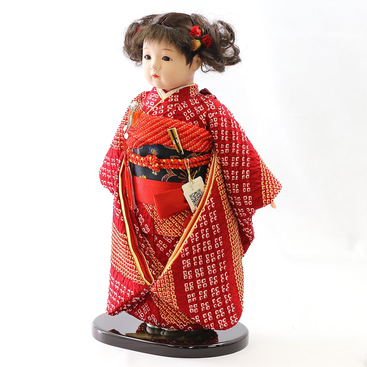 市松人形 松寿 コンパクト 市松人形 松寿作 市松人形 特選友禅 正絹 絞り ケース入り Hb45 Icmy Ba 01g C Hb45 おひなさま お雛様 ひな人形 かわいい おしゃれ インテリア ひな人形 小さい ミニ Kanal9tv Com