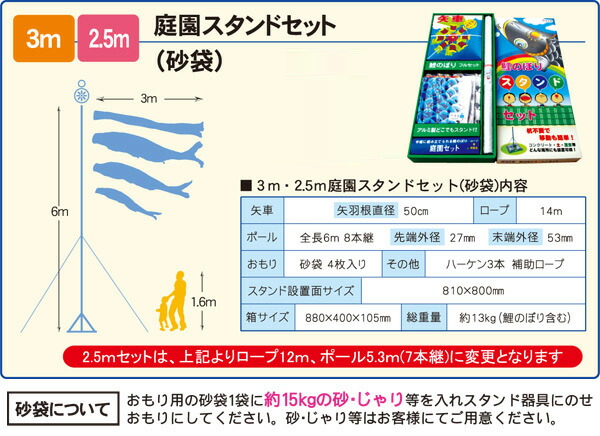 こいのぼり 端午の節句 2 5m 京錦 7点 雛人形 矢車 7点 ロープ