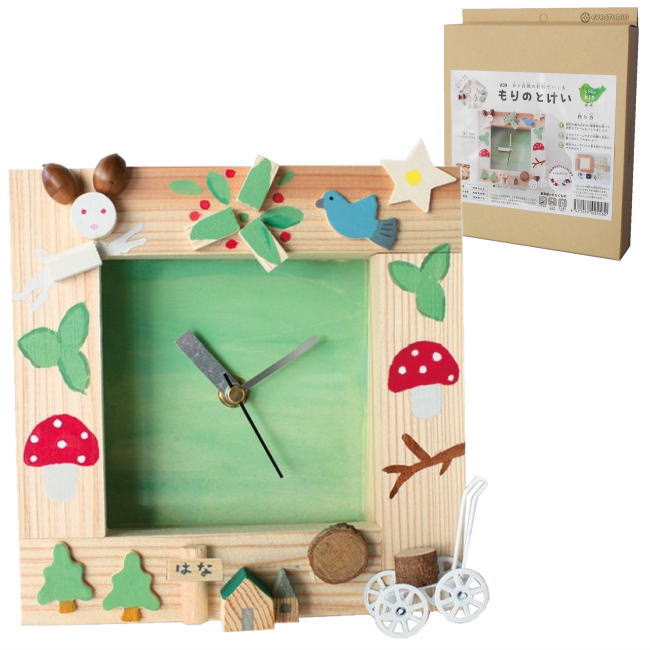 楽天市場】木の工作キット クロックキューブ 時計作りセット 対象：6才
