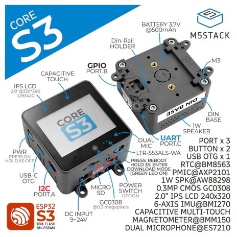 楽天市場】M5Stack M5Stack用GNSSモジュール 気圧/IMU/地磁気