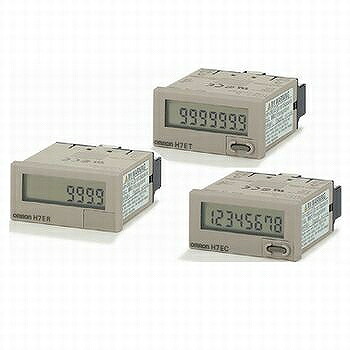 OMRON トータルカウンター 無電圧入力 ライトグレー 【H7EC-N】