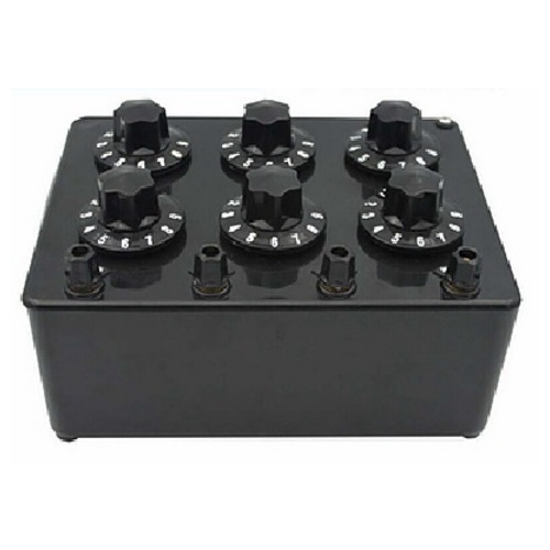 MCPJAPAN 精密ダイヤル式可変抵抗器(0.01Ω～10kΩ)【DBR-06S】