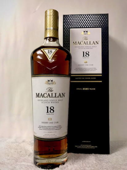 MACALLAN マッカラン 18年シェリーオークカスク 2020-