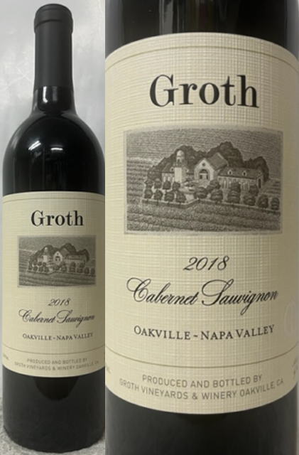 (カリフォルニア初のP.P.100点満点の生産者) グロス・ヴィンヤード& ワイナリー 2018 カベルネ・ソーヴィニヨン 赤 750ml