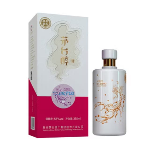 ［全国送料無料！！］ 茅台醇 12星座 蠍座（天蝎座） 53度 375ml&times;6本入｜ECHIGOYA