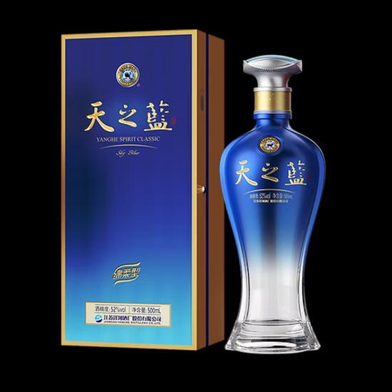 洋河特曲 500mL 52% 天之藍 (てんのらん) 52度 500ml □洋河大曲のワンランク上の6年熟成品