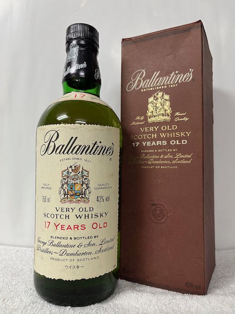 楽天市場】【レトロ】バランタイン17年 43度 750ml 並行品