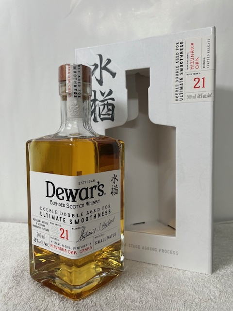 楽天市場】【正規品 箱入】デュワーズ ダブル ダブル 21年 ミズナラ