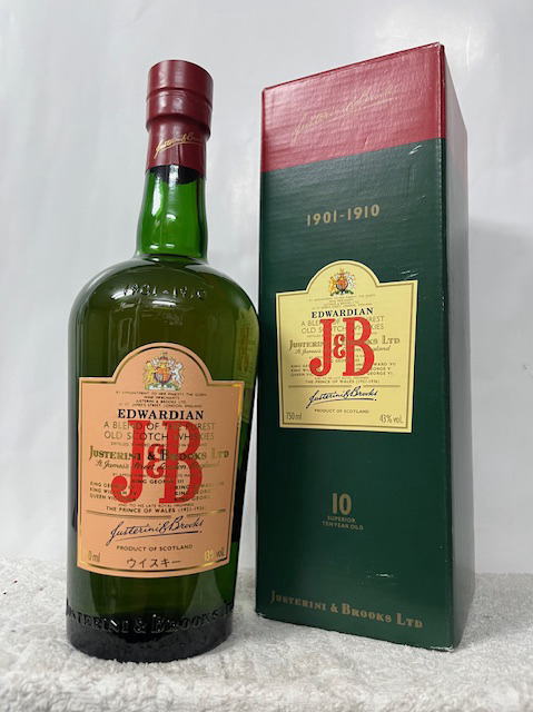 〇〇 JUSTERINI＆BROOKS LTD 12年 スコッチ ウィスキー 750ml 43％ 未開栓 楽天市場】【三井物産輸入品】 J&B クラシック 750ml 43度