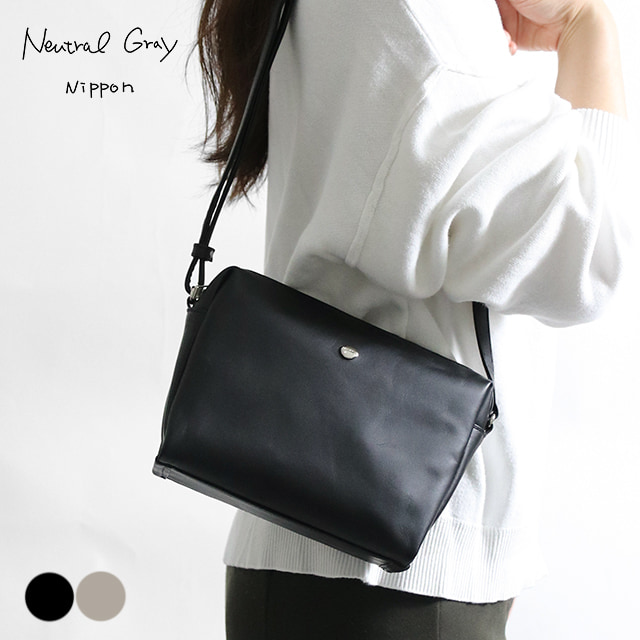 NeutralGray ニュートラルグレイ テンダー 牛革 ミニショルダー 肩掛け 斜め掛け 2way n4023-619 ARUKAN アルカン 軽量 超軽量 本革 革 レザー 軽い ブランド おしゃれ 20代 30代 40代 50代 60代 70代
