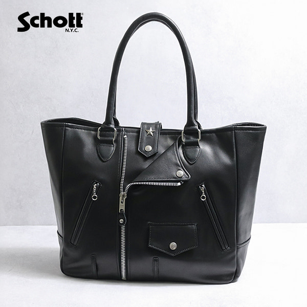 楽天市場】【国内正規品】Schott ライダース トートバッグ レザー