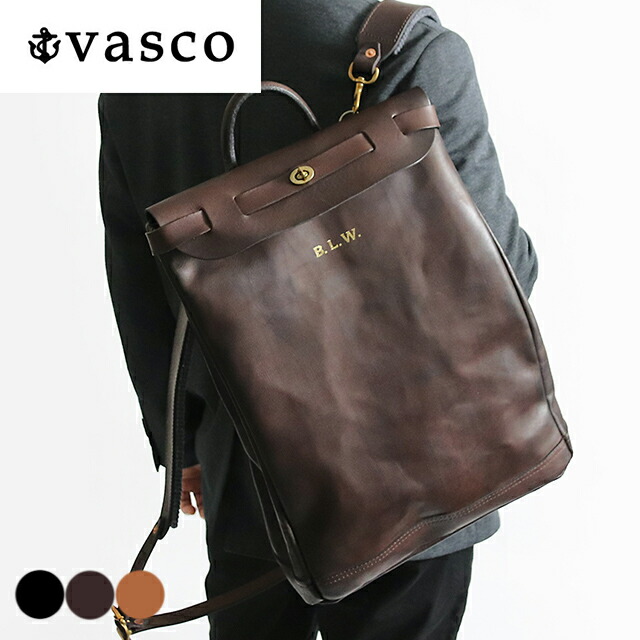 楽天市場】ヴァスコ バスコ VASCO LEATHER ROLL TOP RUCKSACK ロール