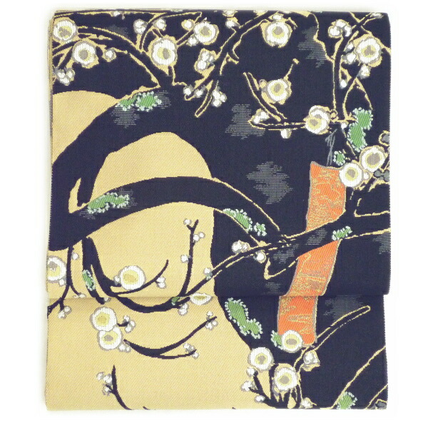 楽天市場】【大決算市 半額】正絹袋帯 となみ帯 仙福屋宗介〔松竹梅文