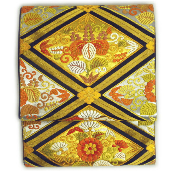 楽天市場】【大決算市 半額】正絹袋帯 となみ帯 仙福屋宗介〔松竹梅文