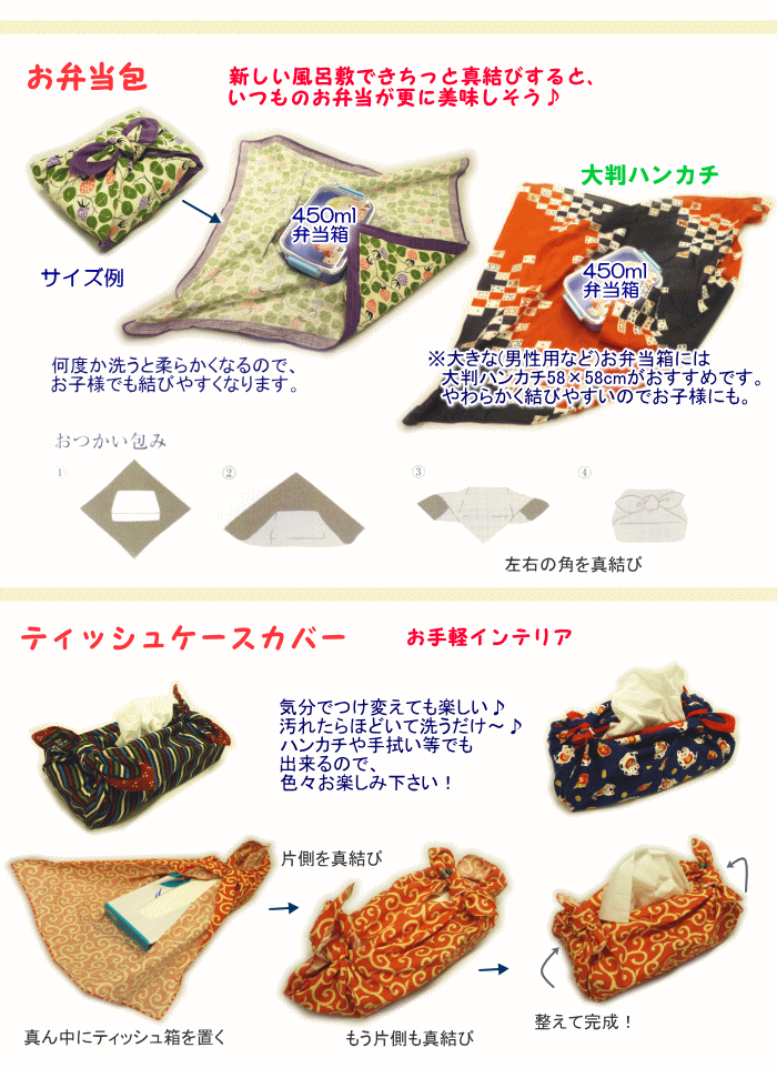楽天市場 小風呂敷の包み方使い方 丸屋呉服店