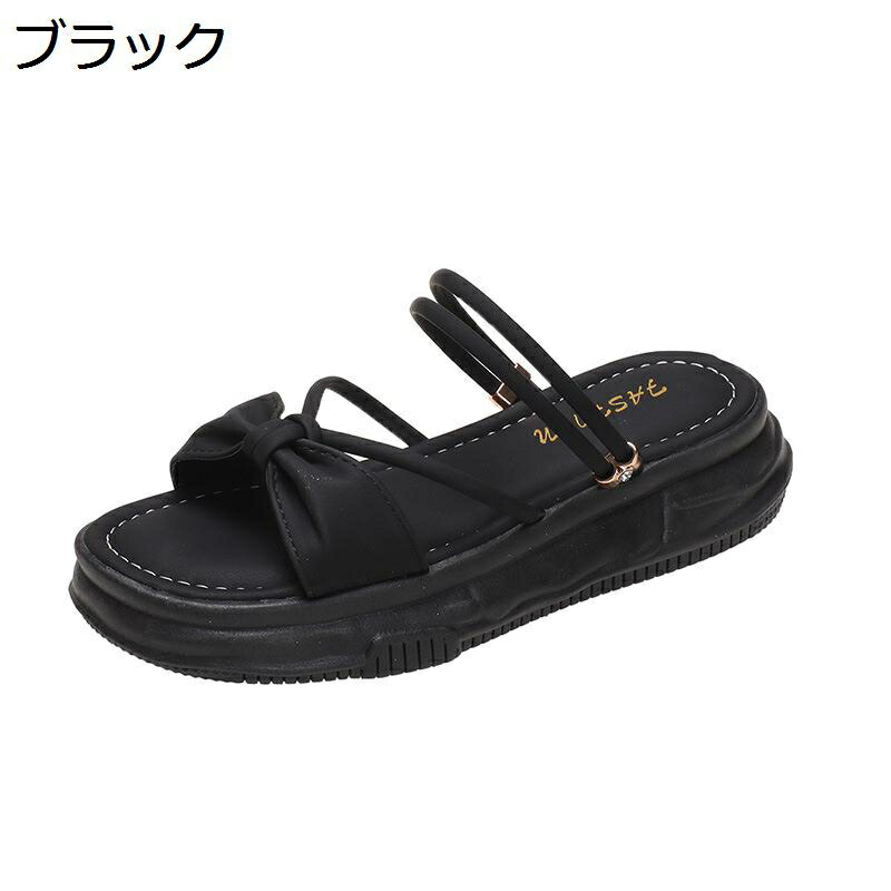 ストラップサンダル レディース 2way 両用 砂浜サンダル ビーサン シュロの葉 心地好い 厚底サンダル 春 夏 兼ね合い感 流行り物 美脚 流行り お姉さん力 細押し出し 軽さ キレイめ 細見え スリッパ-スリッパ・ルームシューズ-日用品雑貨・文房具・手芸