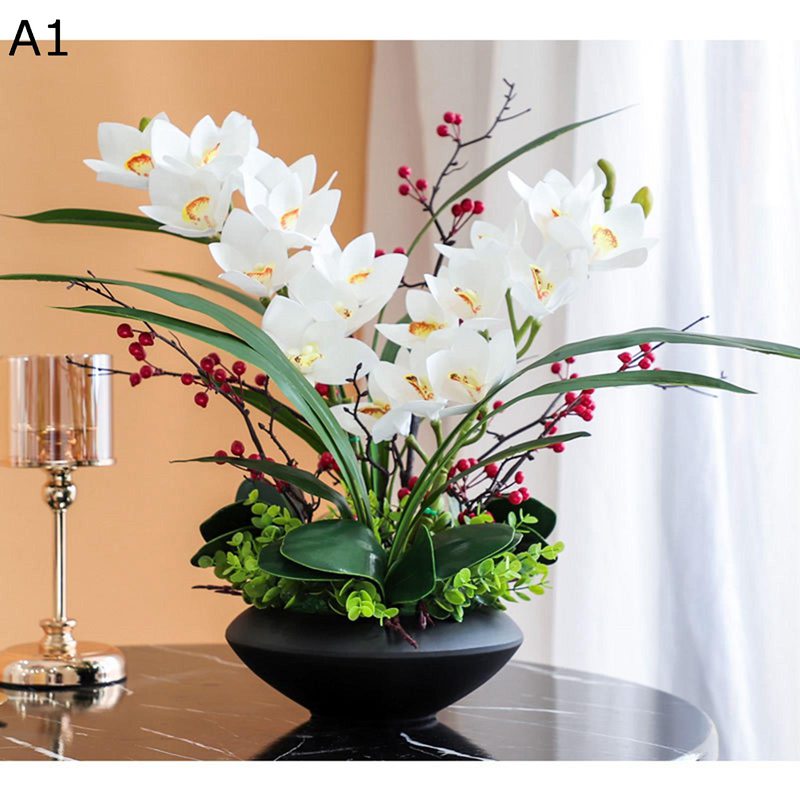 造花インテリア 胡蝶蘭 鉢植え アートフラワー フラワーアレンジメント 枯れない花 装飾花 観葉植物 リアル 本物そっくり 枯れない 北欧 アート ins 贈り物 プレゼント 飾り用 お見舞い ブーケ 6,978円