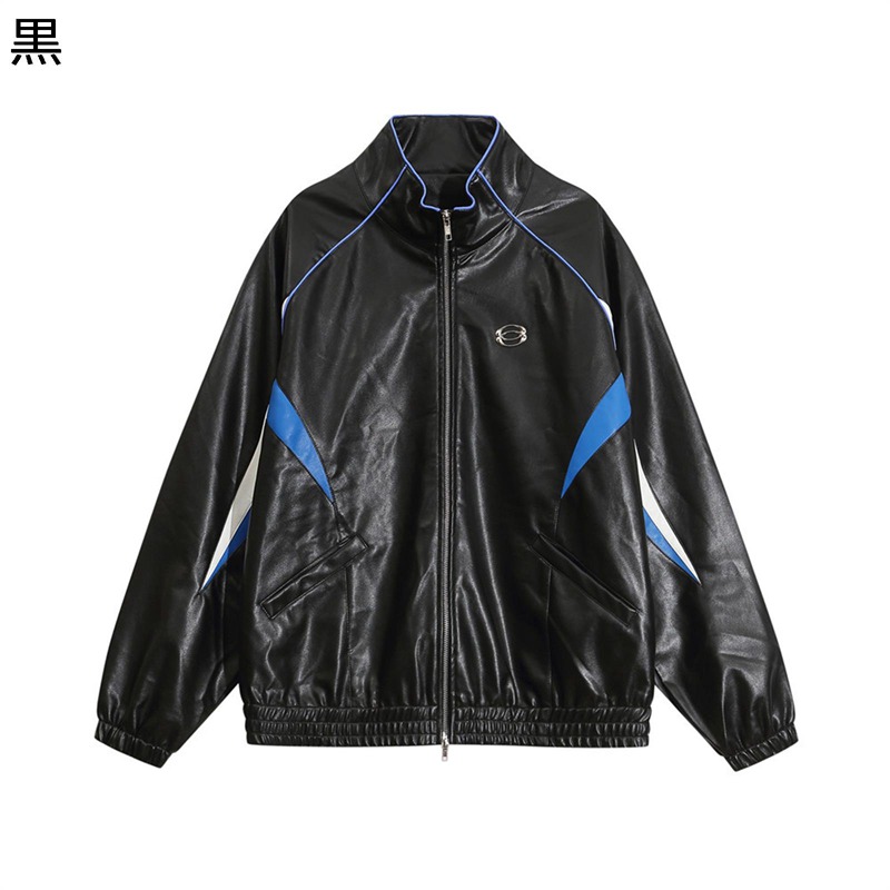 ライダースジャケット メンズ 切り替え PUレザージャケット 皮ジャン PUアウター 秋冬服 前開き ラペル 防風 防水 コンフォート 厚さ ゆったり キレイめ 男性 デイリー 普段用 バイク