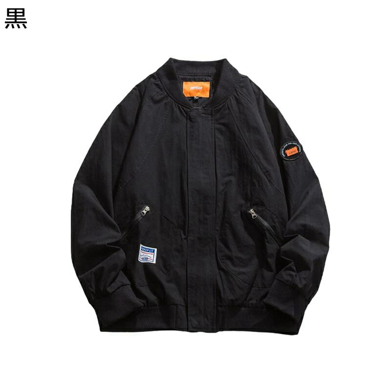 フライトジャケット メンズ ブルゾン ジャケット ミリタリー ヴィンテージ シンプル エムエーワン ゆったり 防風 防寒 カジュアルスタジャン アウター 春 秋 冬 作業着 通勤 通学 ファッション