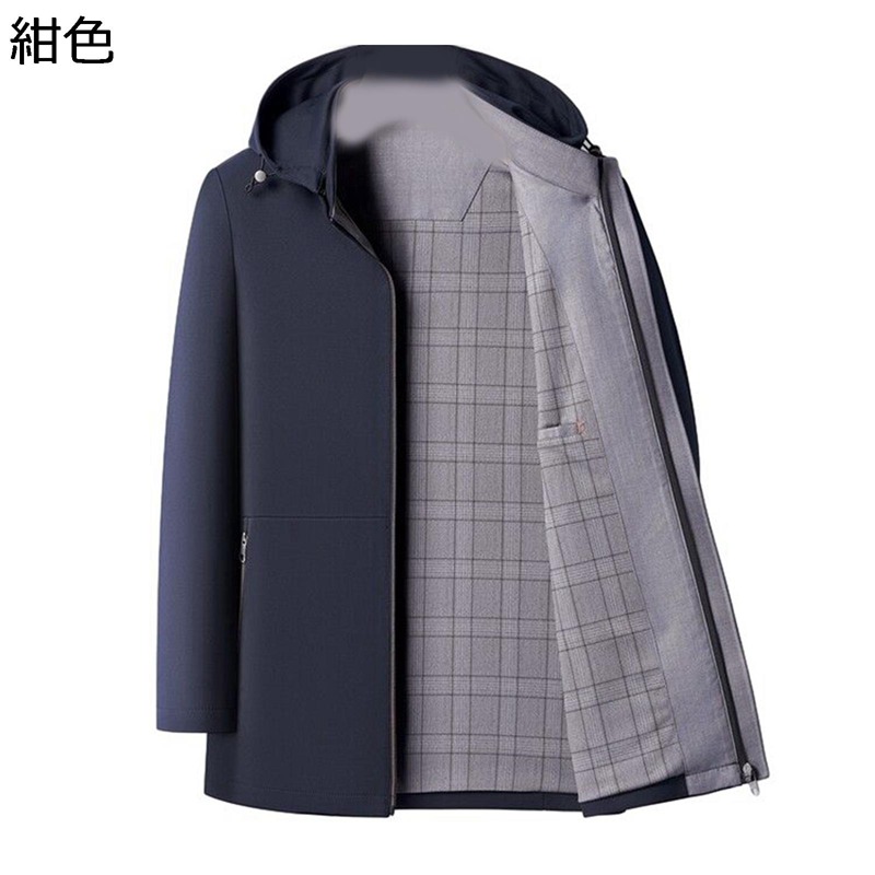 ビジネス ジャケット メンズ フォード付き スリム M-4XL アウター スリム 40代 50代 60代 中年 お父さん コート 防風ジャケット ビジカジ ブルゾン 秋冬服 柔らかい肌触り 着心地のいい 着回し 紳士着