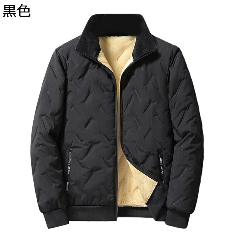 メンズ ボアブルゾン フリースジャケット コート L-7XL 大きい ハイネック 防寒着 秋用 冬用 裏起毛 もこもこ ウインドブレーカー スタジャン あったか 厚手 カジュアルコート アウトドア オフィス 黒
