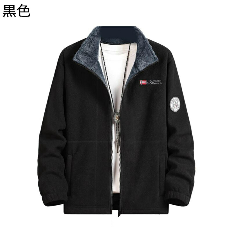 ボアブルゾン メンズ フリース ボアジャケット コート コーデュロイ 秋服 冬服 厚手 ウインドブレーカー ジャンパー 起毛 綿服 ゆったり カジュアルアウター 防寒着 保温 防風