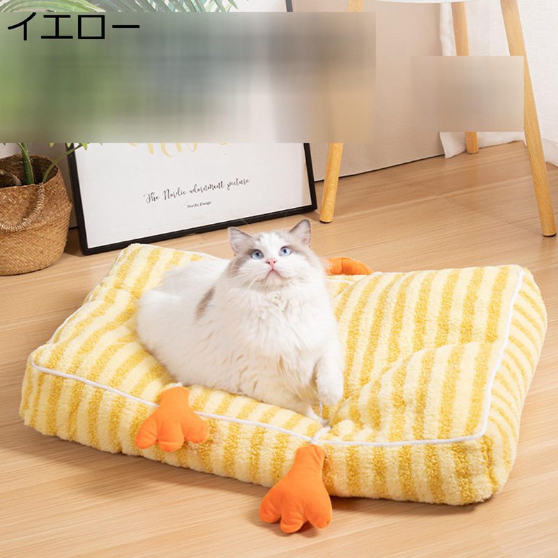 クッション 猫 マット 犬 ペット用品 ハウス フワフワ 保温防寒 取っ手付き 柔らか 防水 滑り止め 可愛い 洗える 超吸収 繰り返し使用可能 猫マット 通年 インドア 車内 クーラー用