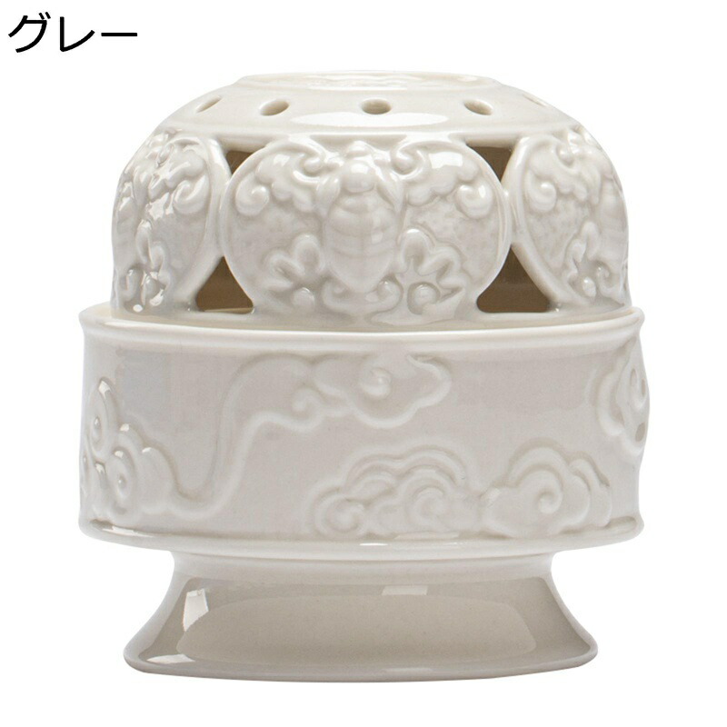 香炉 茶道具 聞香炉 陶芸製 蓋付き添い人 刻みつける飾りつけ 癒やし香炉 癒しグッズ ひと休み 佇まい営造 お香入れ 香皿 今めかしい 飾りつけ 創造的 介護ホーム 思いいれる 茶屋 執務室