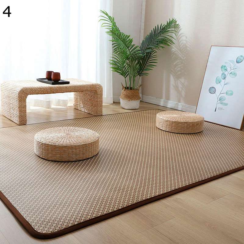 夏用カーペット 畳マット マットレス ラグ 夏用 涼しい 冷感 放熱 たたみ 和風 ござ 収納便利 コンパクト 厚い ソフト 水拭きできる 清潔便利 すべりどめ付き お昼寝 年間 上敷き 茶室 書斎