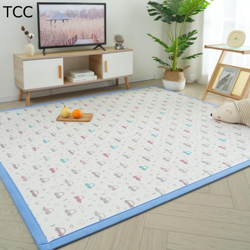 夏用カーペット 畳マット プレイマット 厚い マットレス 冷感 涼しい 衝撃緩和 フロアマット 花柄 ヴィンテージ 丸める収納 吸音 水拭きできる 滑り止め加工 清潔簡単 リビング お昼寝 茶室