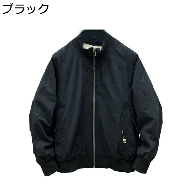 防寒服 フライト メンズ ジップ 野球服 ワークジャケット ジャンパー ブルゾン ステンカラー 撥水 秋 冬 アウトドアジャケット オシャレ ウオーキング トラベル ハンティング