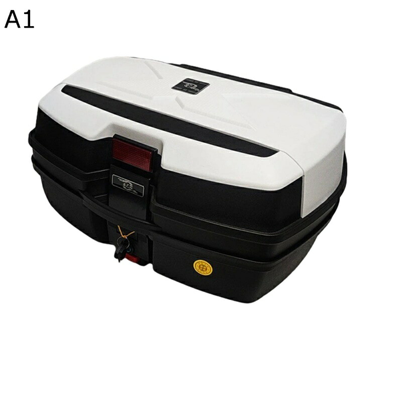 バイク用 パニアケース リアボックス 着脱も簡単 キーロック可能 45L 耐スクラッチ性 ヘルメット収納 汎用タイプ 耐衝撃 頑丈 防水防塵 防犯対策用 取り付け部品付き キャンプ ツーリング