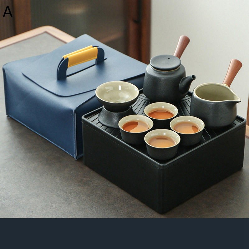 ティーカップ 急須 旅行ティーセット ティーポット セット セラミック 茶の入れ 携帯式 キャリングケース付き 茶漏れ 軽量 持ち運び便利 日式 北欧風 優雅さ 無地 父の日のプレゼント お家 キャンプ用品 台湾茶