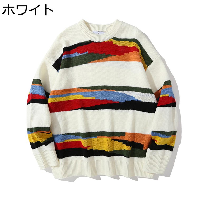 冬服 秋春 ニット セーター メンズ クルーネック ゆったり カットソー 大きいサイズ あったか 防寒 保温 柔軟性 カジュアル オフィス スクール 普段使い お誕生日ギフト プルオーバー トップス