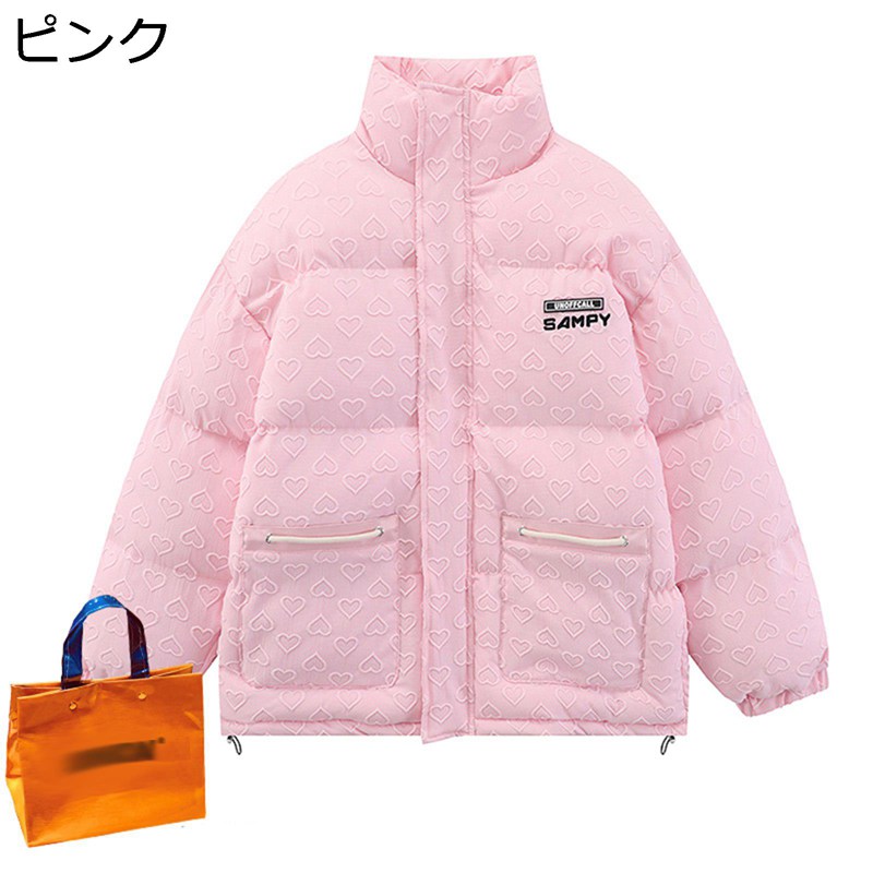 中綿ジャケット メンズ ショートジャケット ウィンタージャケット レディース 落書き プリント 男女兼用 ユニセックス 長袖 ショート丈 冬 トップス 綿服 ファスナー ポケット付き 男性