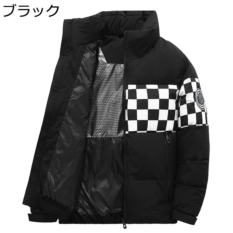 落ち込む上衣 落ち込む厚地の外套 メンズ 冬服 中綿 照合のしるし 保温 防寒打つ手 厚地の外套 心地好い 二人組 馬鹿でかい大きさ 分かりやすい アウター 男女兼用 旅行 通い 通学 アウトドア フイット 秋 冬